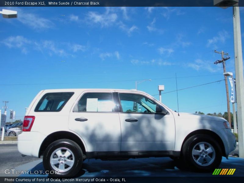 White Suede / Charcoal Black 2010 Ford Escape XLS