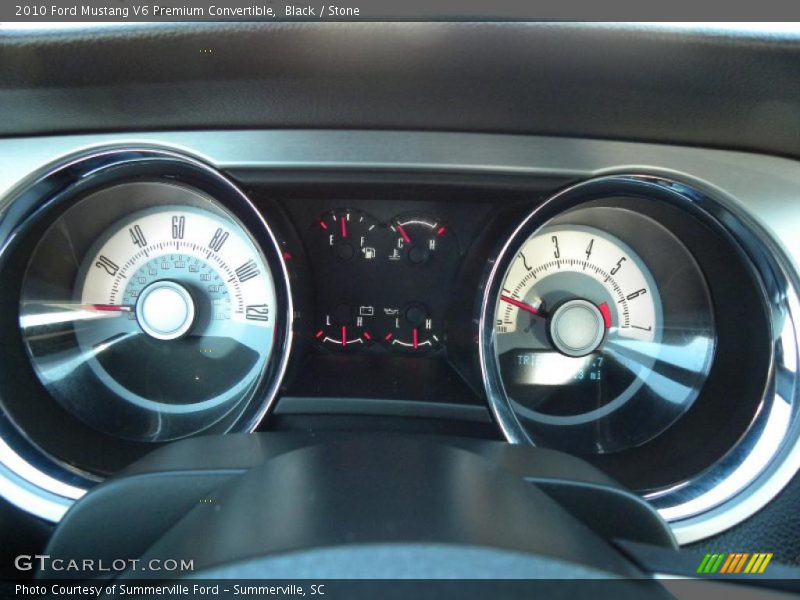 Black / Stone 2010 Ford Mustang V6 Premium Convertible