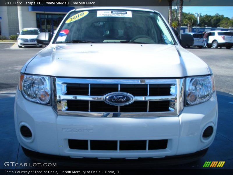 White Suede / Charcoal Black 2010 Ford Escape XLS