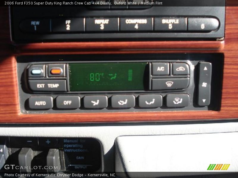 Oxford White / Medium Flint 2006 Ford F350 Super Duty King Ranch Crew Cab 4x4 Dually
