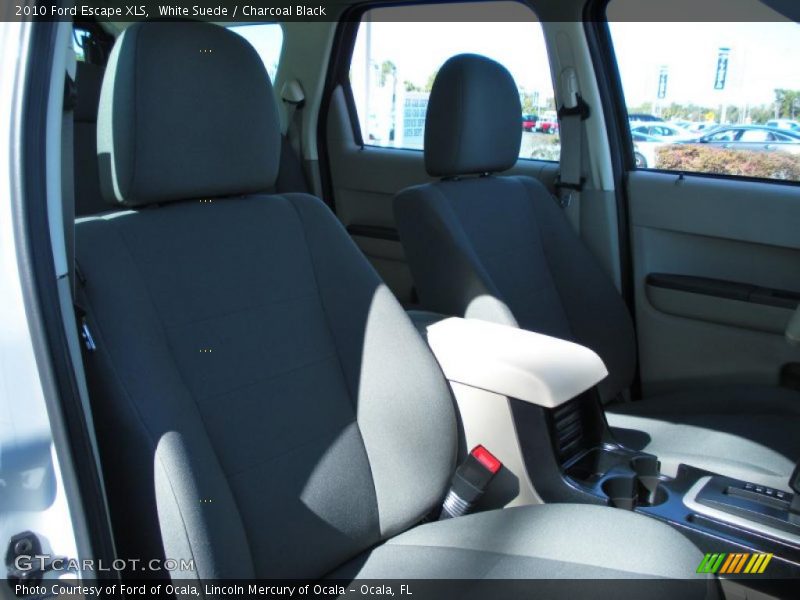 White Suede / Charcoal Black 2010 Ford Escape XLS