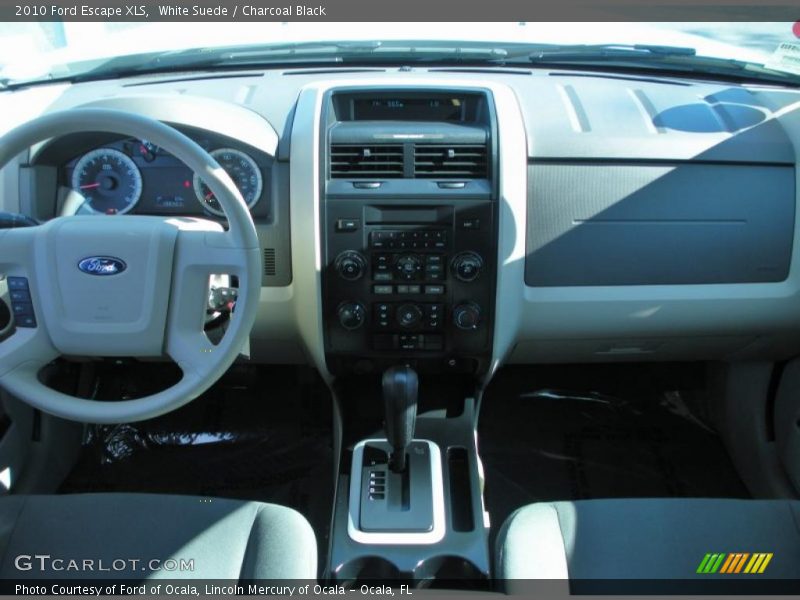 White Suede / Charcoal Black 2010 Ford Escape XLS