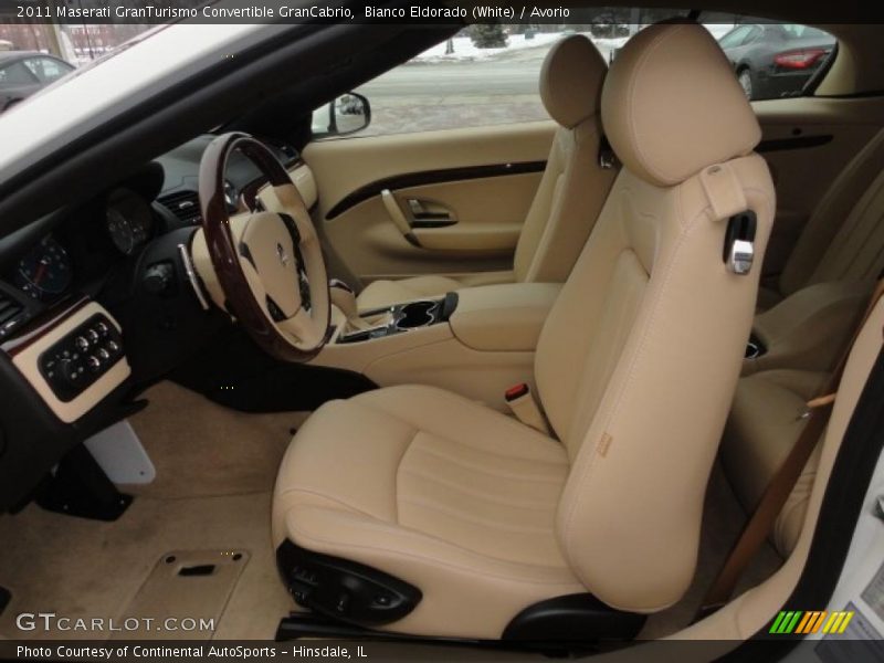  2011 GranTurismo Convertible GranCabrio Avorio Interior