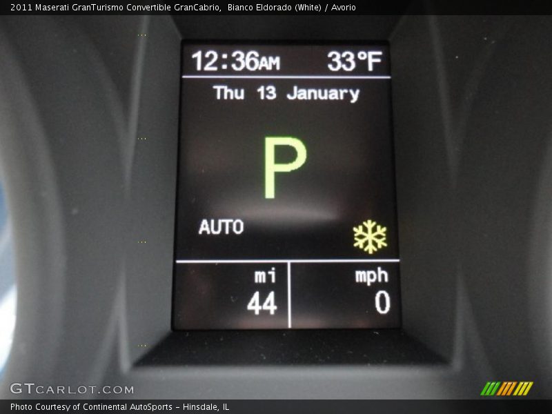 Bianco Eldorado (White) / Avorio 2011 Maserati GranTurismo Convertible GranCabrio
