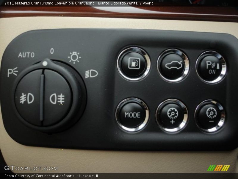 Controls of 2011 GranTurismo Convertible GranCabrio