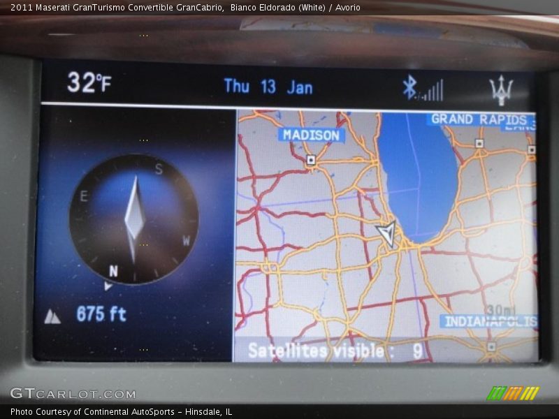 Navigation of 2011 GranTurismo Convertible GranCabrio