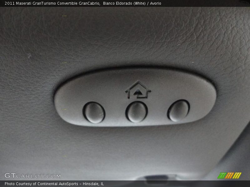 Controls of 2011 GranTurismo Convertible GranCabrio