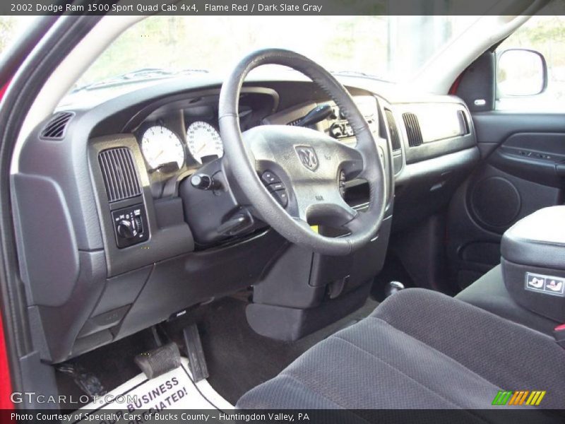  2002 Ram 1500 Sport Quad Cab 4x4 Dark Slate Gray Interior