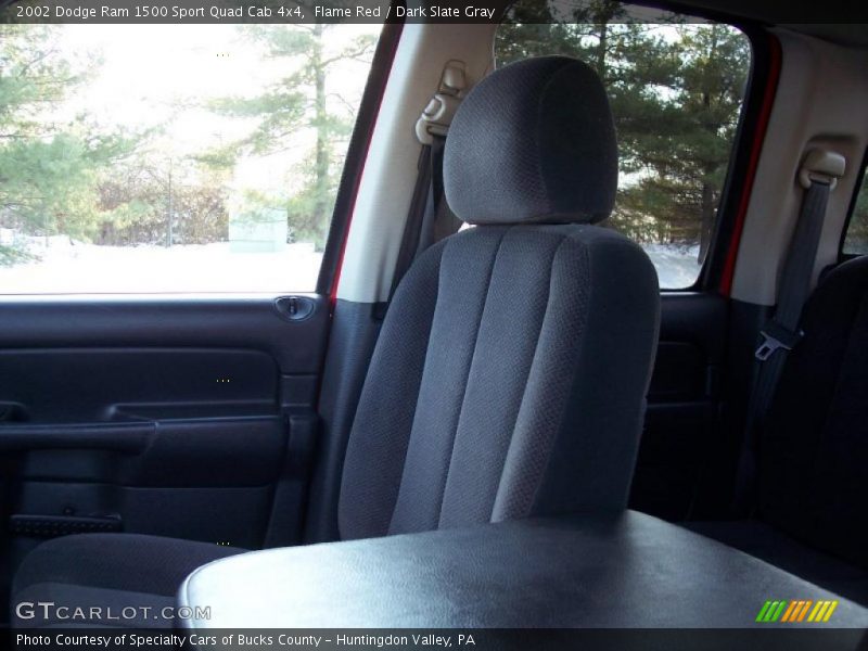 Flame Red / Dark Slate Gray 2002 Dodge Ram 1500 Sport Quad Cab 4x4