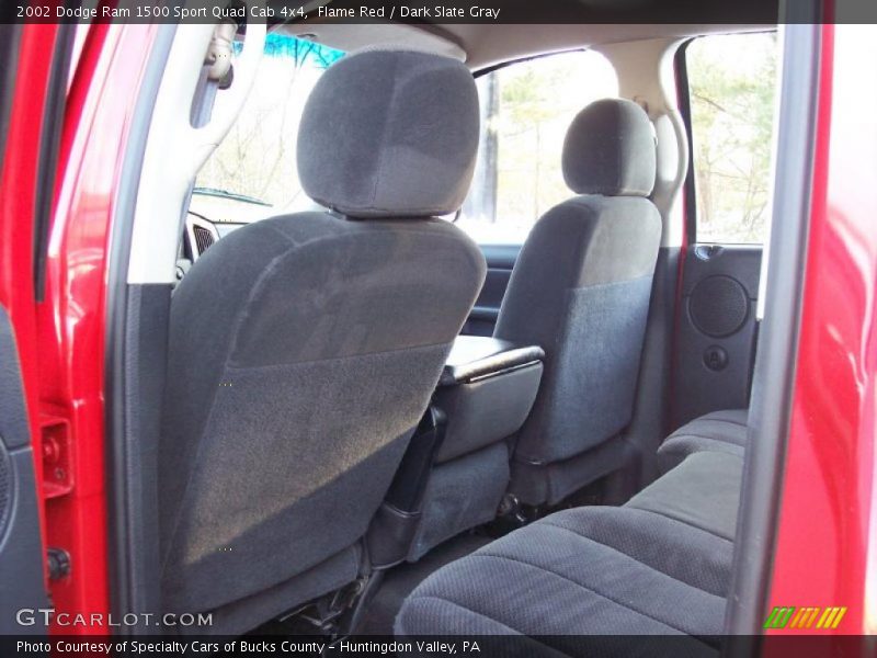 Flame Red / Dark Slate Gray 2002 Dodge Ram 1500 Sport Quad Cab 4x4