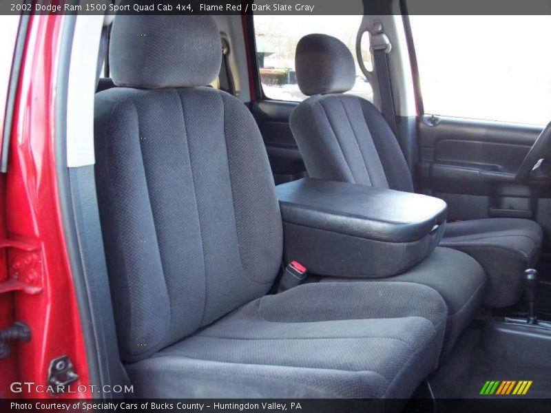 Flame Red / Dark Slate Gray 2002 Dodge Ram 1500 Sport Quad Cab 4x4