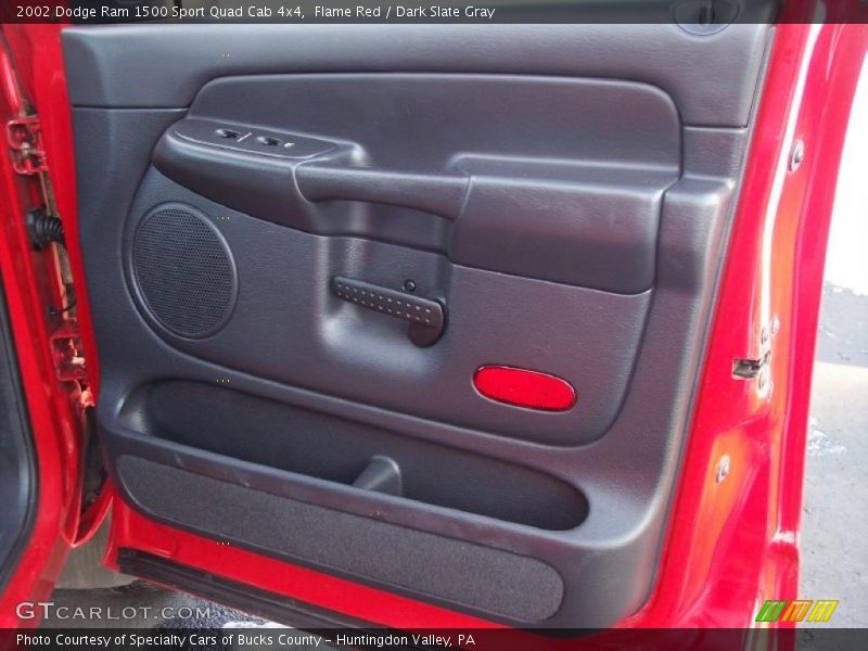 Flame Red / Dark Slate Gray 2002 Dodge Ram 1500 Sport Quad Cab 4x4