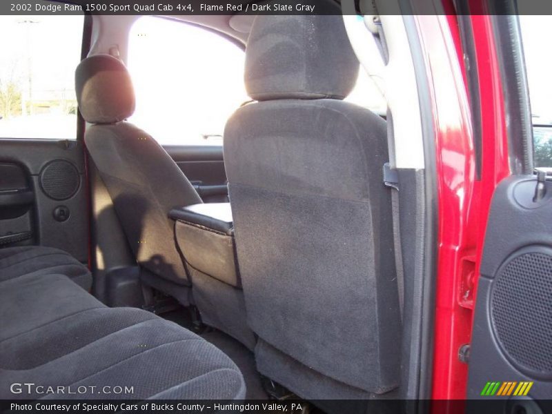 Flame Red / Dark Slate Gray 2002 Dodge Ram 1500 Sport Quad Cab 4x4