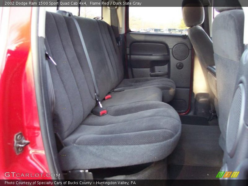 Flame Red / Dark Slate Gray 2002 Dodge Ram 1500 Sport Quad Cab 4x4