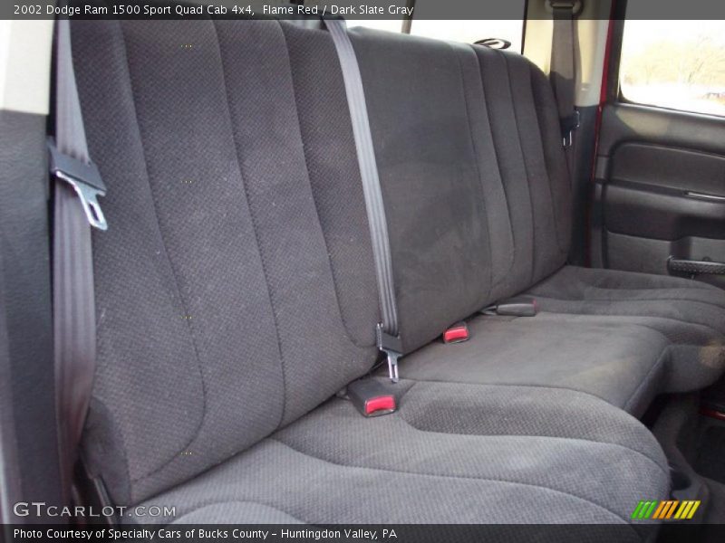 Flame Red / Dark Slate Gray 2002 Dodge Ram 1500 Sport Quad Cab 4x4