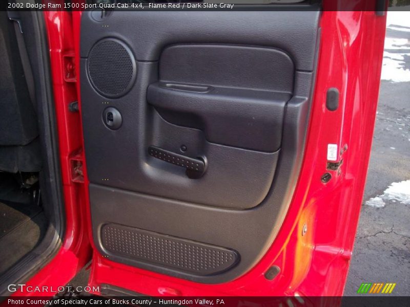Flame Red / Dark Slate Gray 2002 Dodge Ram 1500 Sport Quad Cab 4x4