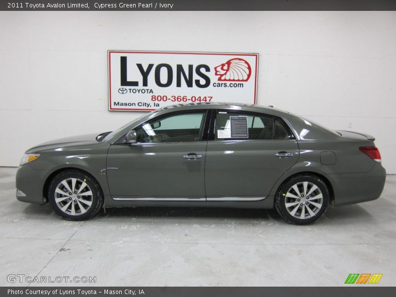 Cypress Green Pearl / Ivory 2011 Toyota Avalon Limited