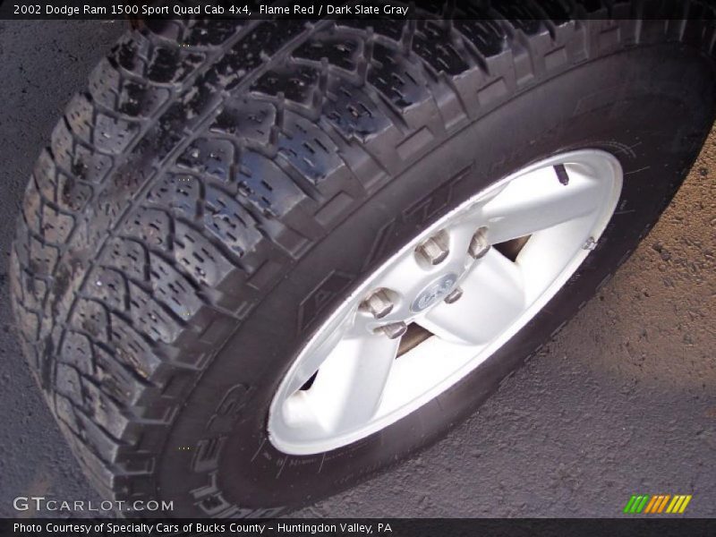 Flame Red / Dark Slate Gray 2002 Dodge Ram 1500 Sport Quad Cab 4x4