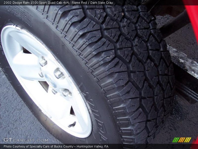 Flame Red / Dark Slate Gray 2002 Dodge Ram 1500 Sport Quad Cab 4x4