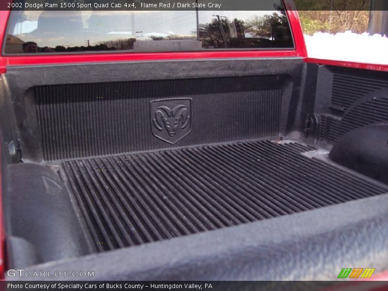 Flame Red / Dark Slate Gray 2002 Dodge Ram 1500 Sport Quad Cab 4x4
