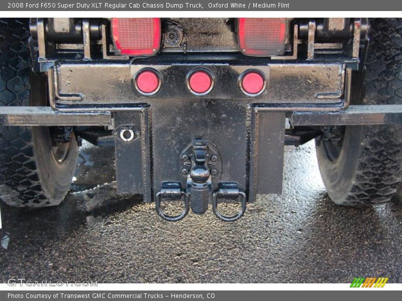 Oxford White / Medium Flint 2008 Ford F650 Super Duty XLT Regular Cab Chassis Dump Truck
