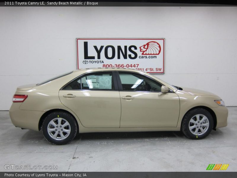 Sandy Beach Metallic / Bisque 2011 Toyota Camry LE