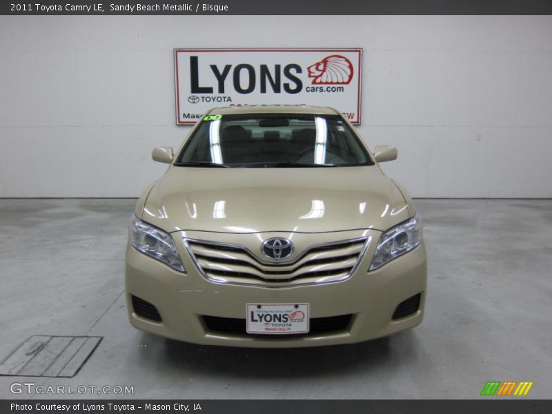 Sandy Beach Metallic / Bisque 2011 Toyota Camry LE