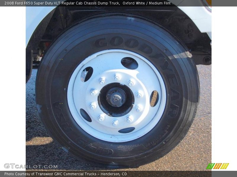  2008 F650 Super Duty XLT Regular Cab Chassis Dump Truck Wheel