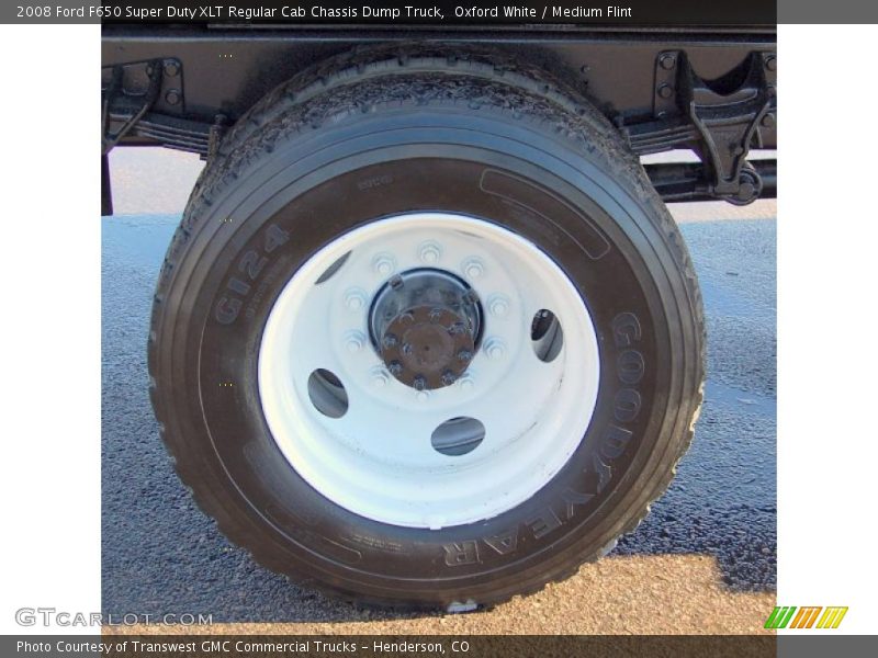  2008 F650 Super Duty XLT Regular Cab Chassis Dump Truck Wheel