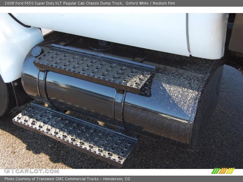 Oxford White / Medium Flint 2008 Ford F650 Super Duty XLT Regular Cab Chassis Dump Truck