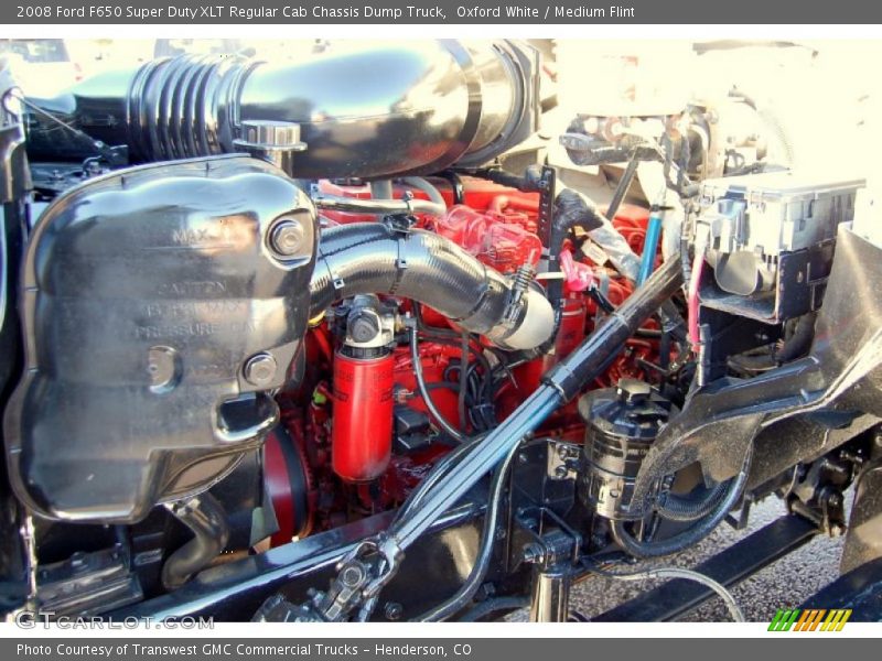  2008 F650 Super Duty XLT Regular Cab Chassis Dump Truck Engine - 6.7 Liter Cummins 240/620 Turbo-Diesel Inline 6 Cylinder
