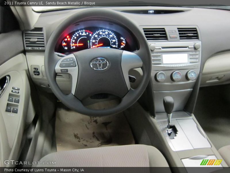 Sandy Beach Metallic / Bisque 2011 Toyota Camry LE
