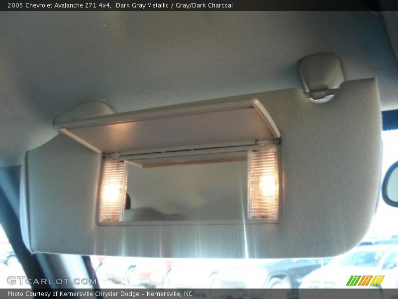Dark Gray Metallic / Gray/Dark Charcoal 2005 Chevrolet Avalanche Z71 4x4