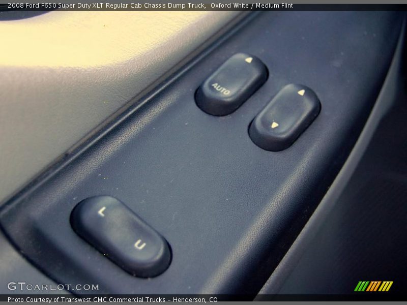 Controls of 2008 F650 Super Duty XLT Regular Cab Chassis Dump Truck
