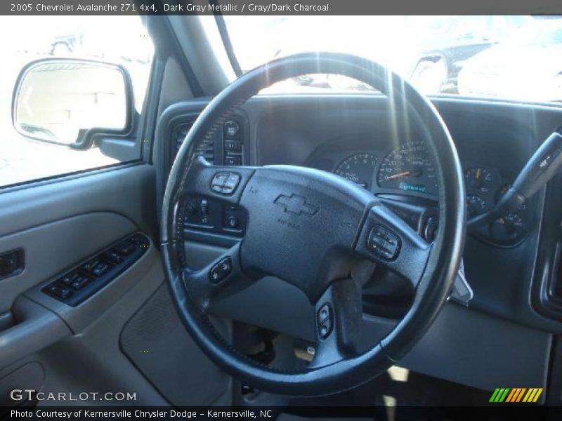 Dark Gray Metallic / Gray/Dark Charcoal 2005 Chevrolet Avalanche Z71 4x4