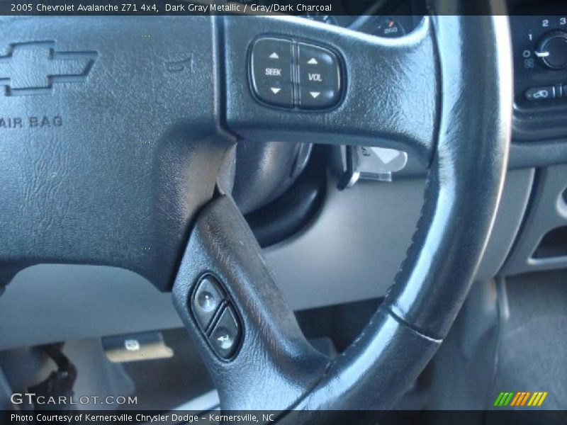 Dark Gray Metallic / Gray/Dark Charcoal 2005 Chevrolet Avalanche Z71 4x4