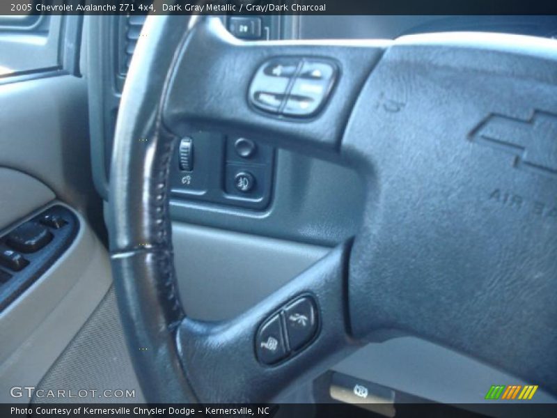 Dark Gray Metallic / Gray/Dark Charcoal 2005 Chevrolet Avalanche Z71 4x4