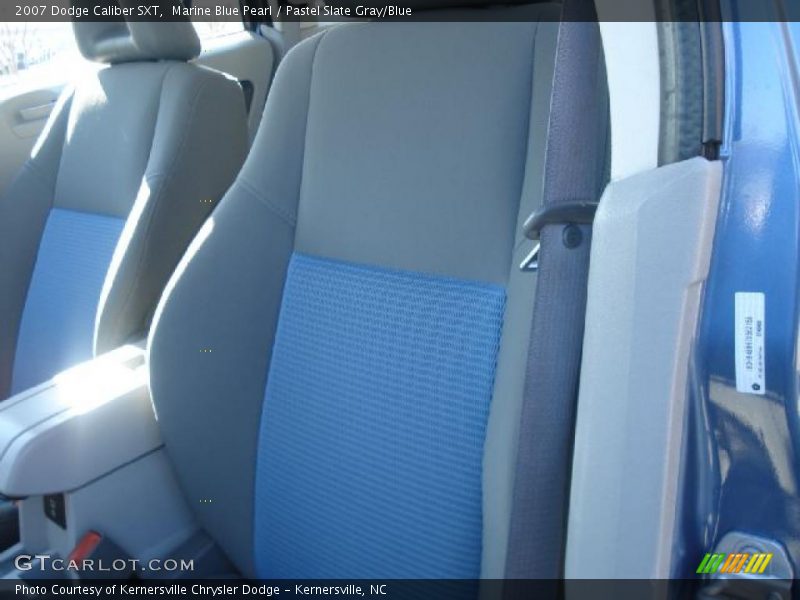 Marine Blue Pearl / Pastel Slate Gray/Blue 2007 Dodge Caliber SXT