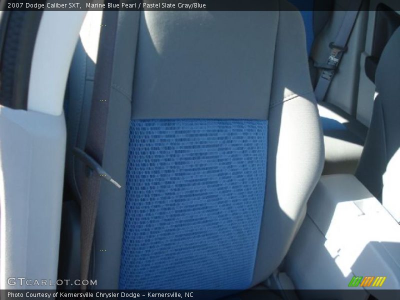 Marine Blue Pearl / Pastel Slate Gray/Blue 2007 Dodge Caliber SXT