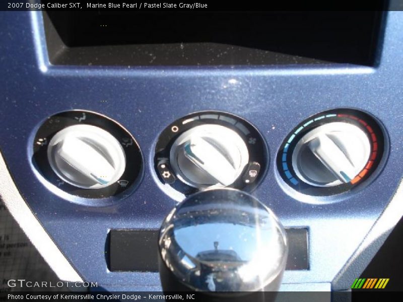 Marine Blue Pearl / Pastel Slate Gray/Blue 2007 Dodge Caliber SXT