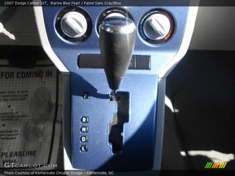 Marine Blue Pearl / Pastel Slate Gray/Blue 2007 Dodge Caliber SXT