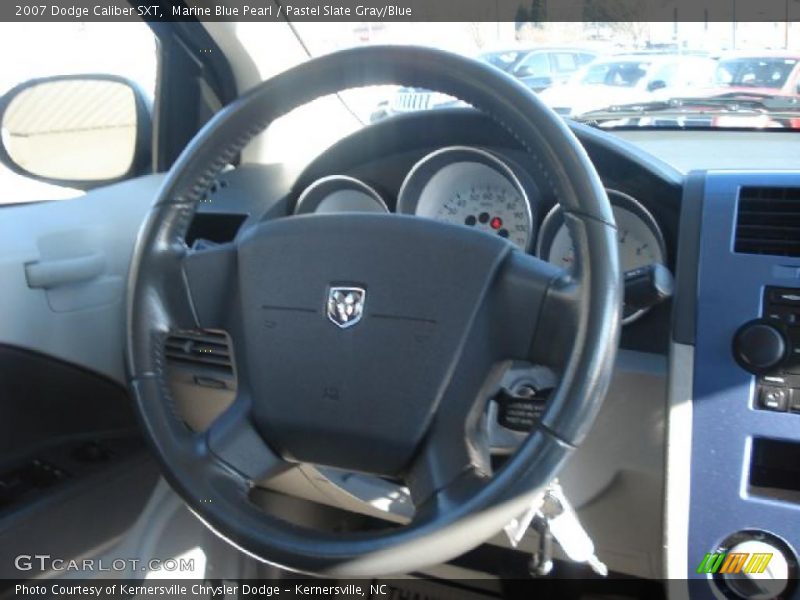 Marine Blue Pearl / Pastel Slate Gray/Blue 2007 Dodge Caliber SXT