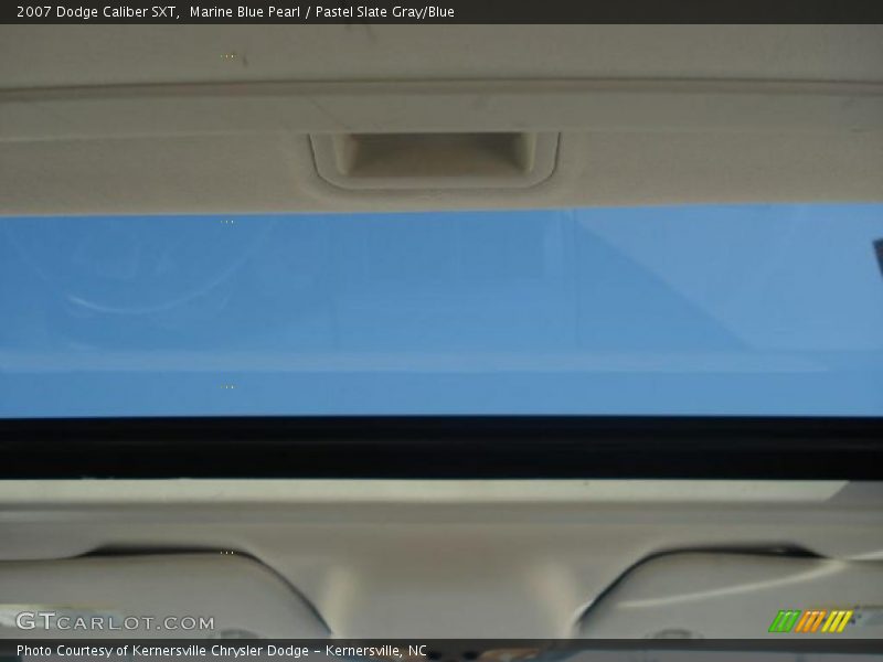 Marine Blue Pearl / Pastel Slate Gray/Blue 2007 Dodge Caliber SXT