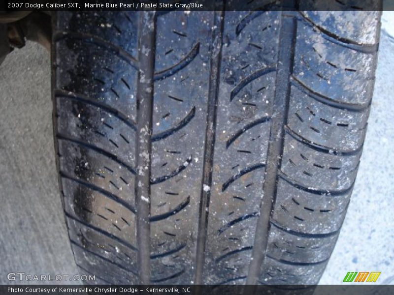 Marine Blue Pearl / Pastel Slate Gray/Blue 2007 Dodge Caliber SXT