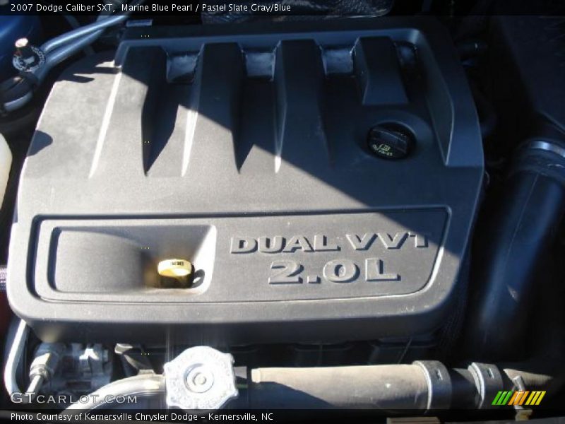 Marine Blue Pearl / Pastel Slate Gray/Blue 2007 Dodge Caliber SXT