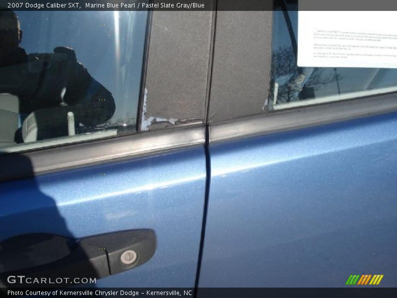 Marine Blue Pearl / Pastel Slate Gray/Blue 2007 Dodge Caliber SXT