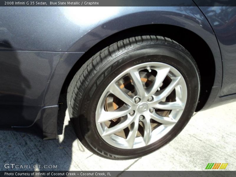 Blue Slate Metallic / Graphite 2008 Infiniti G 35 Sedan