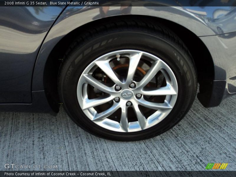 Blue Slate Metallic / Graphite 2008 Infiniti G 35 Sedan