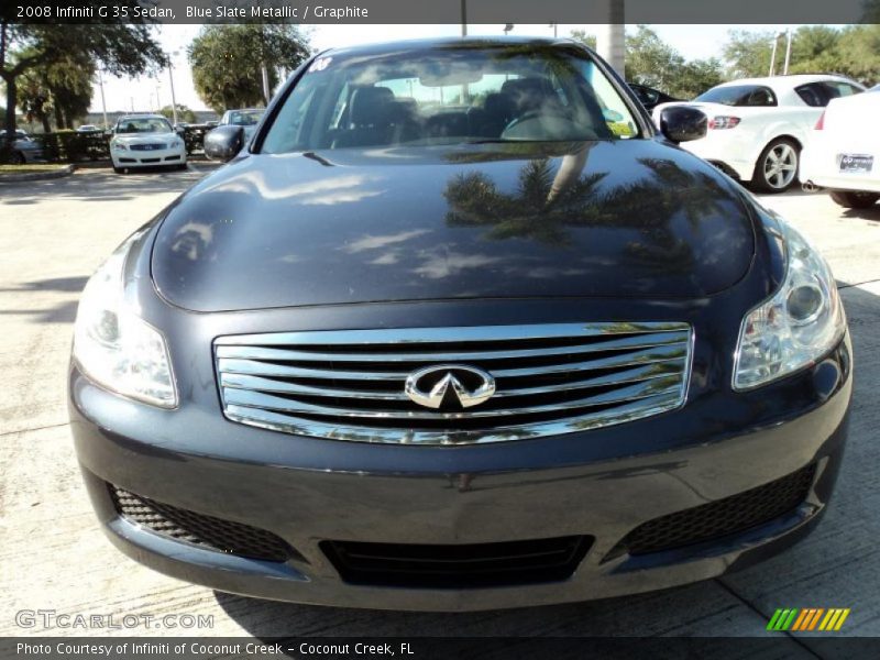 Blue Slate Metallic / Graphite 2008 Infiniti G 35 Sedan