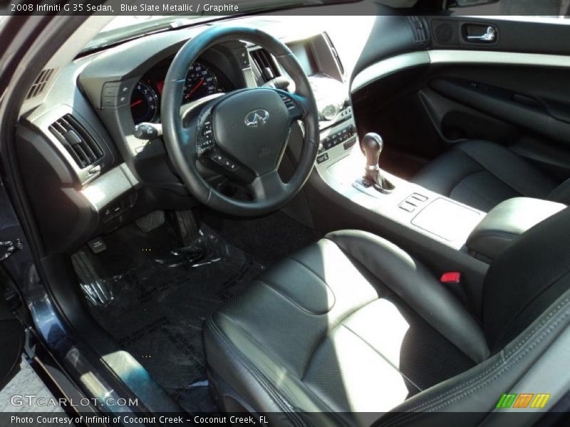Blue Slate Metallic / Graphite 2008 Infiniti G 35 Sedan